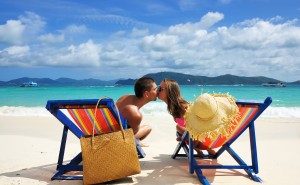 Couple on a beach